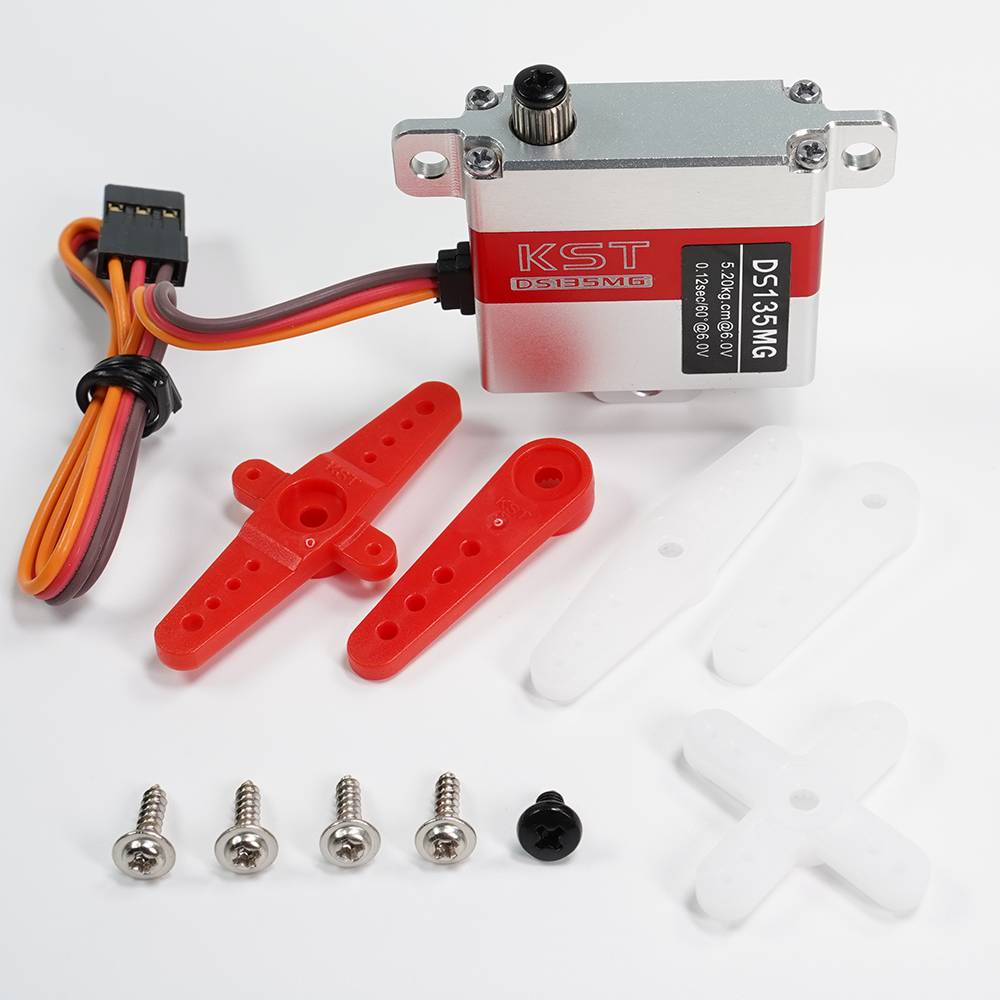 KST DS135MG 10mm Slim Digital Flächenservo 5,2kg/cm 0,12sek für F3F F3B F3J Segelflugzeuge