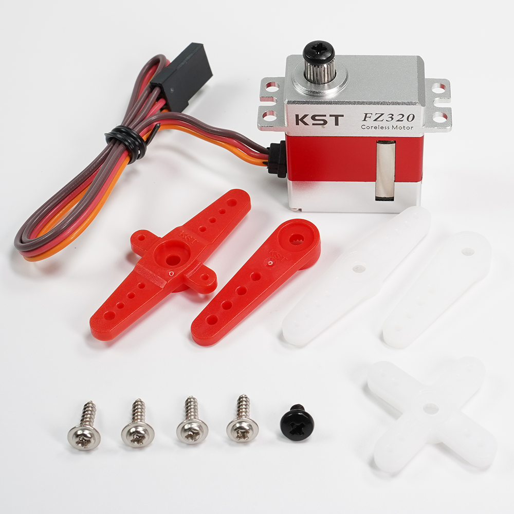 KST FZ320 HV Low-EMF Mini-Flächenservo 5,5 kgf.cm 0,09 Sek. für RC-Segler & Jets