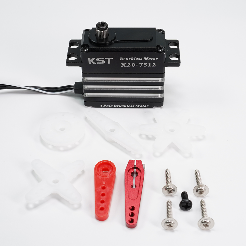 KST X20-7512 HV Brushless Digital-Servo 82kgf.cm 0,11sek für Großmodell-3D-Flugzeuge & Jets