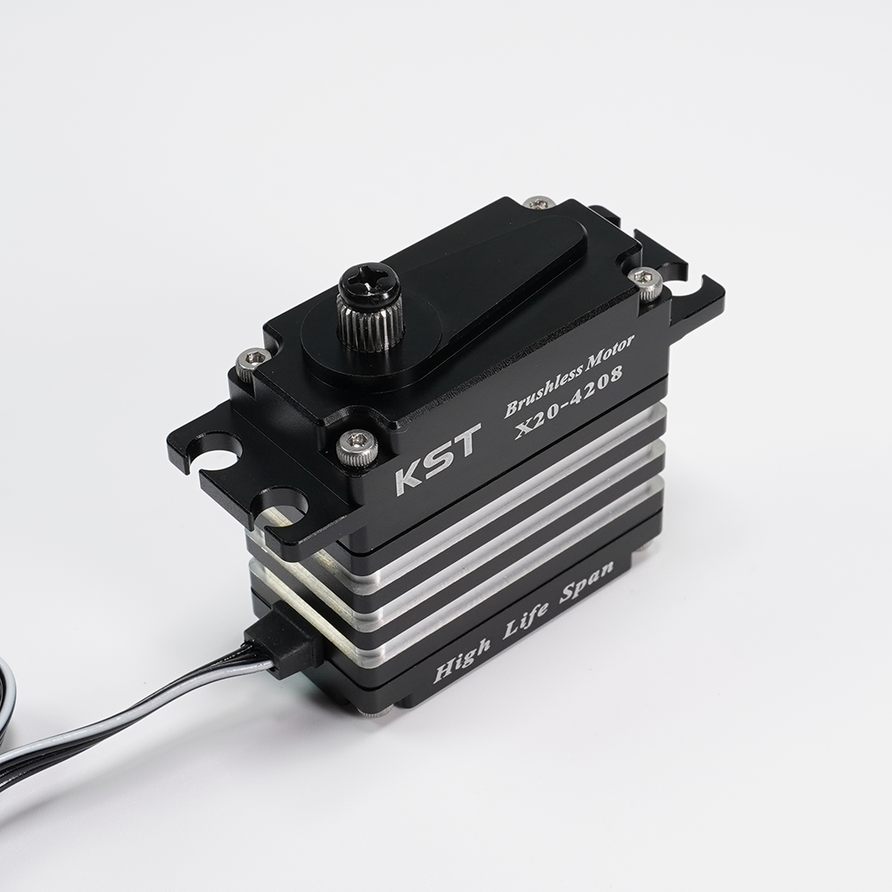 KST X20-4208 6BB kontaktloses bürstenloses Standard-Servo 46Kgf.cm 0,07sek für 1/8 RC-Autos & Flugzeuge