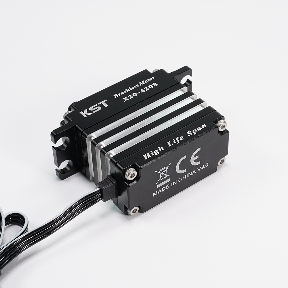 KST X20-4208 6BB kontaktloses bürstenloses Standard-Servo 46Kgf.cm 0,07sek für 1/8 RC-Autos & Flugzeuge