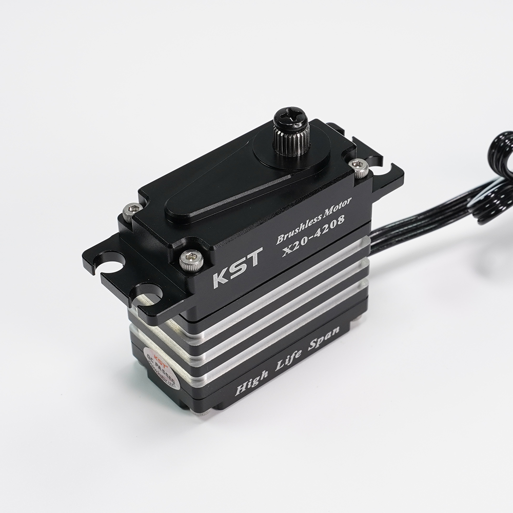 KST X20-4208 6BB kontaktloses bürstenloses Standard-Servo 46Kgf.cm 0,07sek für 1/8 RC-Autos & Flugzeuge