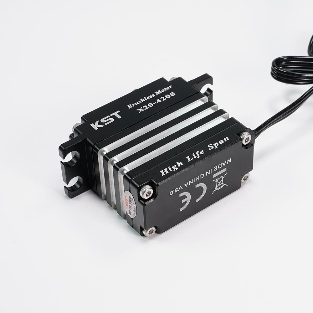 KST X20-4208 6BB kontaktloses bürstenloses Standard-Servo 46Kgf.cm 0,07sek für 1/8 RC-Autos & Flugzeuge
