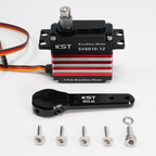 KST SV6010-12 SHV 12V Brushless Digital-Servo 70kgf.cm 0,09s mit 8mm Abtrieb für RC-Großmodelle
