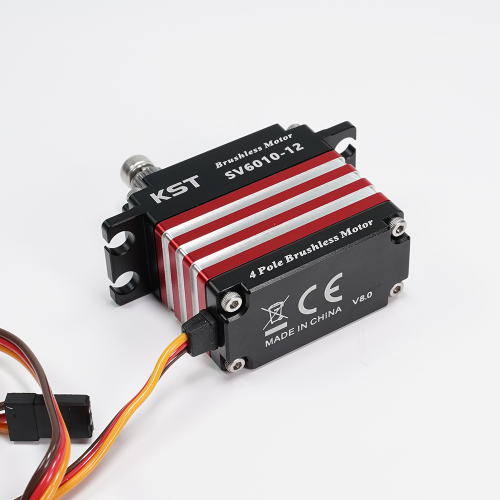 KST SV6010-12 SHV 12V Brushless Digital-Servo 70kgf.cm 0,09s mit 8mm Abtrieb für RC-Großmodelle
