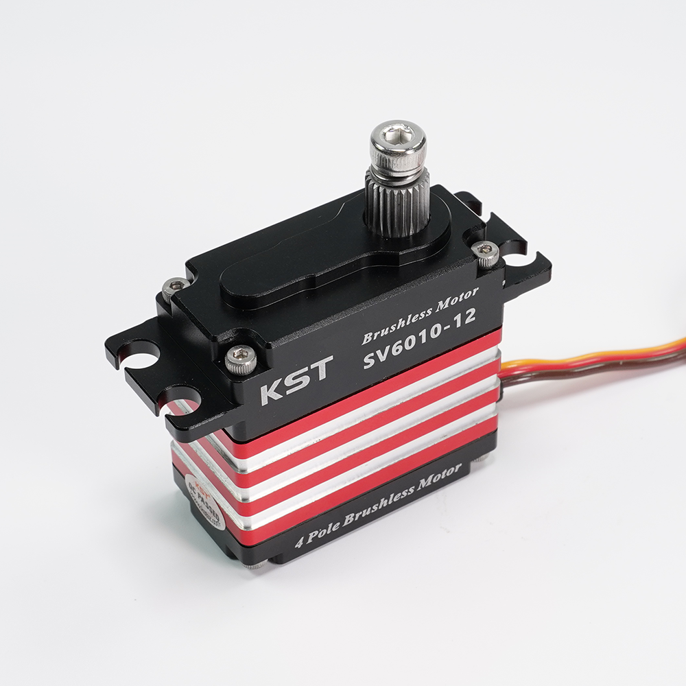 KST SV6010-12 SHV 12V Brushless Digital-Servo 70kgf.cm 0,09s mit 8mm Abtrieb für RC-Großmodelle