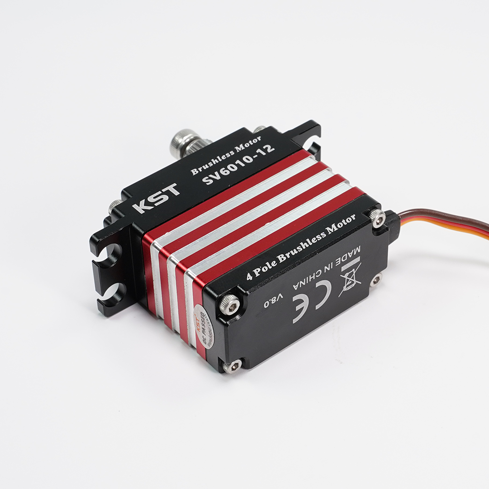 KST SV6010-12 SHV 12V Brushless Digital-Servo 70kgf.cm 0,09s mit 8mm Abtrieb für RC-Großmodelle